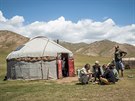 Ná svobodný ivot v  Kyrgyzstánu. Klidn si zastavíme u jurty, dáme si kumis,...