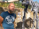 V ostravsk zoo vystavili kostern model mamuta