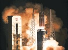 Start rakety Delta IV Heavy se sondou Parker Solar Probe na palub 12.8.2018.