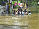 Záplavy v jiní Indii (18. srpna 2018)