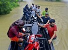 Záplavy v jiní Indii (18. srpna 2018)