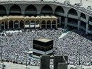 Pátení modlitby v Mekce se zúastnily tisíce muslimských poutník. (17. srpna...
