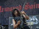 Zábr z festivalu Brutal Assault 2018, na snímku kapela Armored Saint