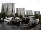 Skupiny mladík zapálily ve védsku desítky aut, nejvíce v Göteborgu