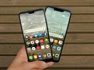 Huawei Nova 3 má oproti P20 Pro i o trochu vtí displej: 6,3 palce vs. 6,1...