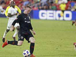 Wayne Rooney z D.C. United (s mem) v utkn s Portlandem.
