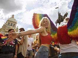 Prvod Prague Pride (11. srpna 2018).