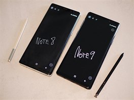 Samsung Galaxy Note 8 a Samsung Galaxy Note 9