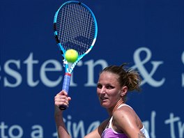 Karolna Plkov na turnaji v Cincinnati