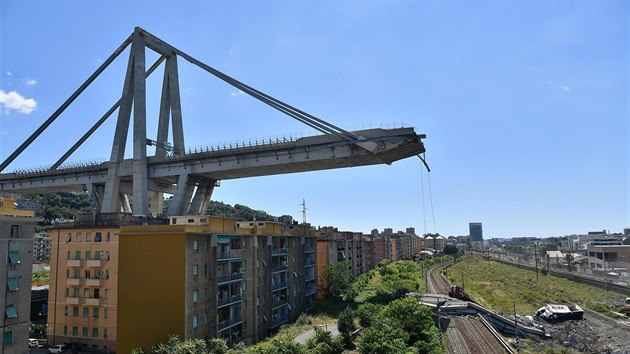 Zcen most v italskm Janov (15.8.2018)