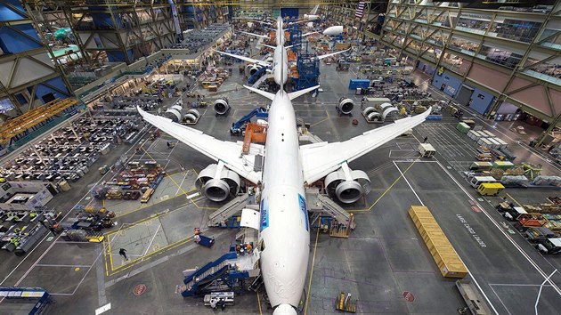 Vrobn hala Boeingu v americkm Everettu