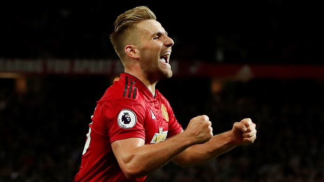 Luke Shaw z Manchesteru United slav gl.