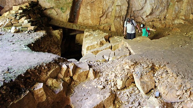 Albeřická jeskyně v Krkonoších