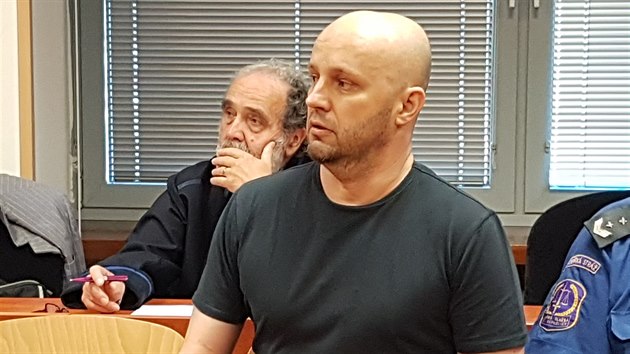 Jaroslav Doležal na lavici obžalovaných těsně před vynesením rozsudku.