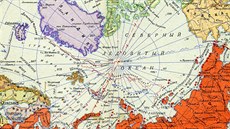 Trasa midtovy letecké výpravy k severní ton v roce 1937
