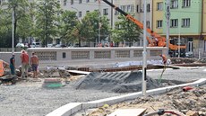 V Zenklov� probíhá oprava trati i in�enýrských sítí.