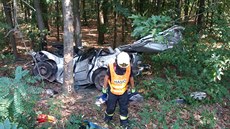 Nehoda u pardubického Globusu skonila tragicky. (17. 8. 2018)