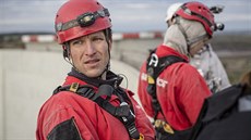 Petr Kucka byl mezi aktivisty, kte�í obsadili v� chvaletické elektrárny.