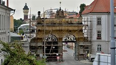 V Plzeňském Prazdroji začala oprava Jubilejní brány dokončené roku 1893. (10....