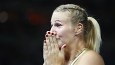 Christin Hussongová po triumfu ve finále otpaek na mistrovství Evropy v...