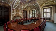 Lobkovický palác má celkem tyi sály s freskami, které vznikly v letech 1708...