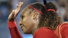 TAK AHOJ. Serena Williamsová se louí, na turnaji v Cincinnati vypadla s Petrou...