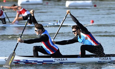 Petr a Martin Fuksovi na MS v Portugalsku.