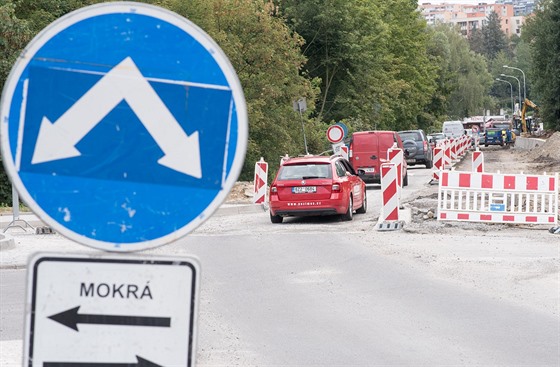 Ve Zlín sepisují protestní petici proti zdlouhavé oprav kiovatky ulic...