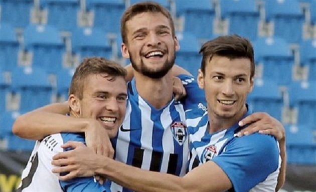 Fotbalisté Vítkovic nasázeli v dohrávce druhé ligy Třinci pět gólů
