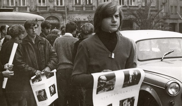 Mladí lidé a studenti byli jedni z prvních, kteí v Olomouci v srpnu 1968...