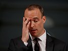 Britský ministr pro brexit Dominic Raab pedstavuje první sérii opatení pro...