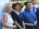 Jiří Drahoš zahájil předvolební kampaň. Přišla ho podpořit i manželka Eva či...
