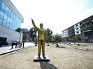V nmeckém Wiesbadenu se objevila socha tureckého prezidenta Recepa Tayyipa...
