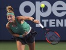 Petra Kvitová ve čtvrtfinále turnaje v New Havenu.