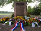 Pomník poblí místa ramsteinské tragédie