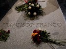 Hrob generála Franca v Pomníku obtem panlské obanské války Valle de los...