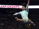Gymnastka Simone Bilesová na americkém ampionátu