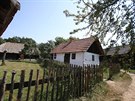 Skanzen ve Str�nici p�edstavuje lidovou architekturu, zp�sob bydlen� a �ivota...