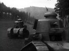Lehké tanky Renault FT ve výzbroji eskoslovenské armády bhem závrených...