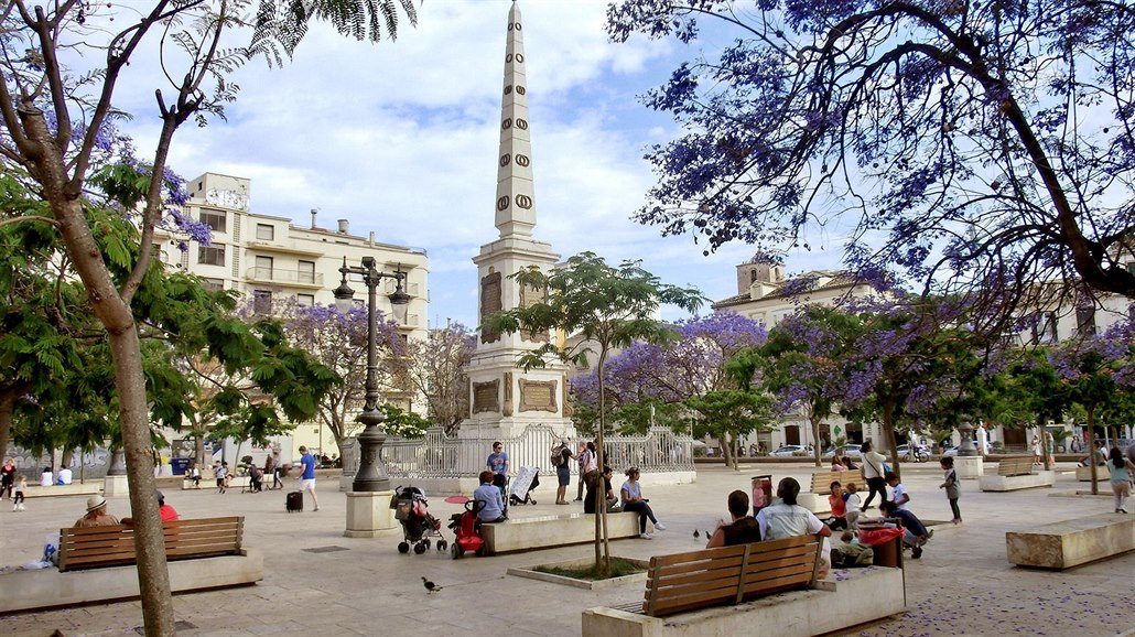 Plaza de la Merced ve panlské Málaze