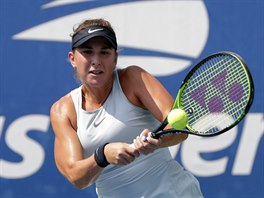 vcarka Belinda Bencicov v 1. kole US Open.