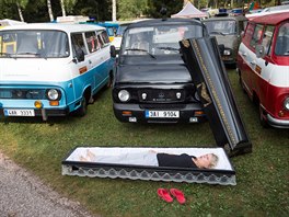 V autokempu Doln� Kaln� na Trutnovsku se 25. srpna 2018 konal 18. ro�n�k srazu...
