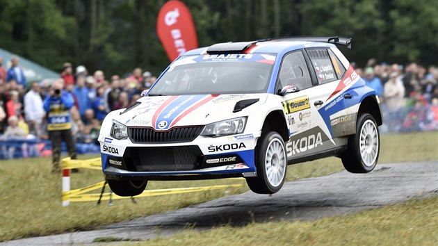 Vtzn esk posdka Jan Kopeck a Pavel Dresler na Barum Rallye Zln