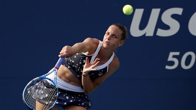 Podn Karolny Plkov v prvnm kole US Open.