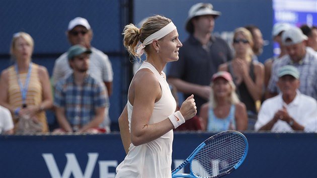 Lucie afov slav postup do druhho kola US Open.