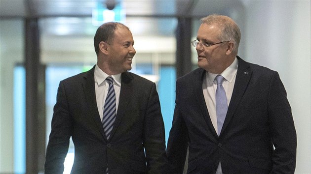 Ministr sttn pokladny Scott Morrison se stane novm australskm premirem. (24. 8. 2018)