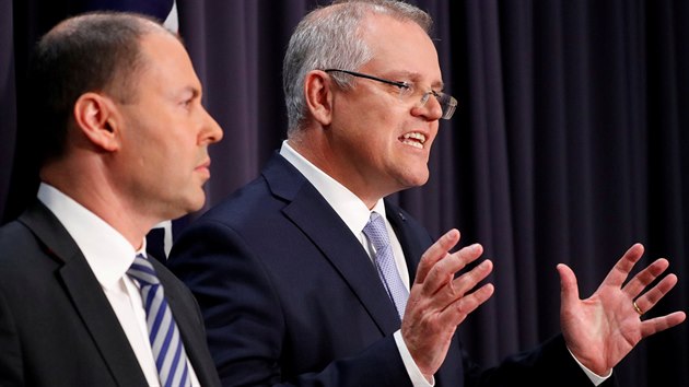 Ministr sttn pokladny Scott Morrison se stane novm australskm premirem. (24. 8. 2018)