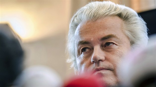 Odpůrce islámu a předseda nizozemské Strany pro svobodu Geert Wilders (29. 8. 2018).