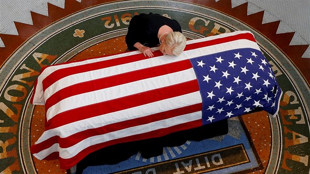 Posledn rozlouen s americkm sentorem Johnem McCainem (29. 8. 2018).