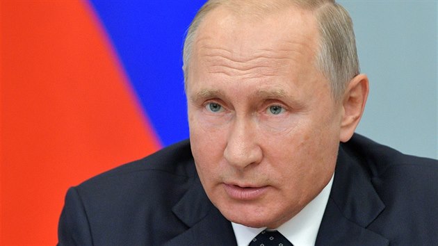 Rusk prezident Vladimir Putin na schzce s pedstaviteli Omsku (28.8.2018)